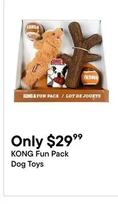 Petvalu KONG Fun Pack Dog Toys offer