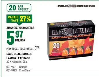 BMR SACS DE JARDINAGE offer