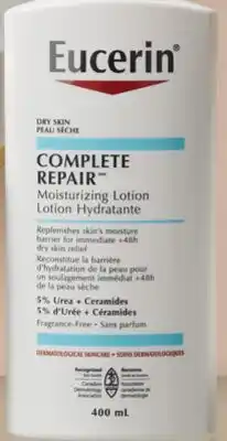 Walmart Eucerin Complete Repair Moisturizing lotion. 400 ml offer