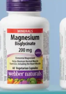 Walmart Webber Naturals vitamin magnesium offer
