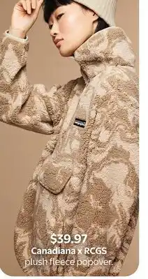 Walmart Canadiana x RCGS plush fleece popover offer