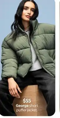 Walmart George short puffer jacket offer