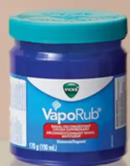Walmart VapoRub original 190 mL offer