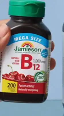 Walmart Jamieson mega size vitamin B12 offer