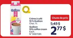 Walmart Quebon 10% coffee cream offer
