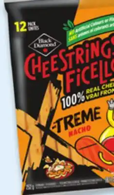 Walmart Black Diamond X-Treme nacho Cheestrings 12-pack offer