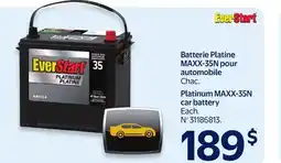 Walmart EverStart Platinum MAXX-35N car battery offer