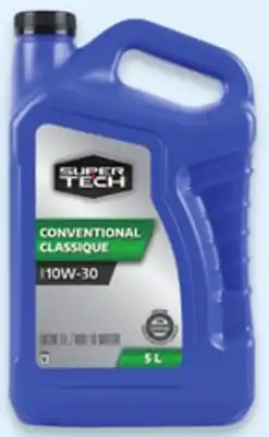 Walmart SUPER TECH Conventional motor oil offer