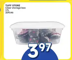 Rossy TUFF STORE Clear storage box offer