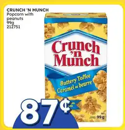 Rossy CRUNCH'N MUNCH Popcorn with peanuts offer