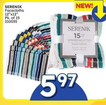 Rossy SERENIK Facecloths offer