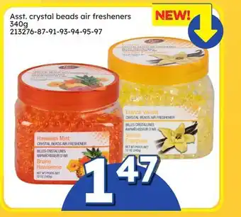 Rossy Asst. crystal beads air fresheners offer