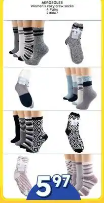 Rossy AEROSOLES Women's cozy crew socks offer