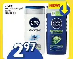 Rossy NIVEA Asst. shower gels offer