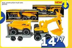 Rossy Asst. construction truck sets offer