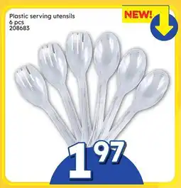 Rossy Plastic serving utensils 6 pcs offer