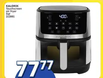 Rossy KALORIK Touchscreen air fryer offer