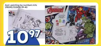 Rossy Asst. painting by numbers kits offer