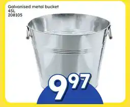 Rossy Galvanised metal bucket offer