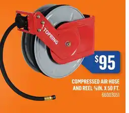 Canac Compressed Air Hose and Reel 3/8in.x50ft offer
