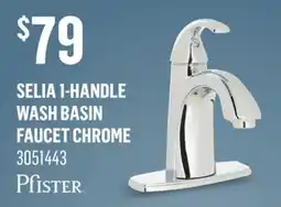 Canac Pfister Selia 1-Handle Wash Basin Faucet offer