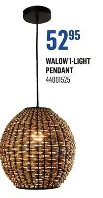 Canac Walow 1-Light Pendant offer