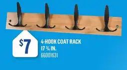 Canac 4-Hook Coat Rack 173/4in offer