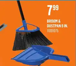 Canac Broom & Dustpan 9in offer