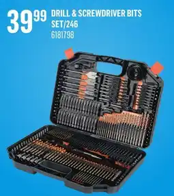 Canac Drill & Screwdriver Bits Set/246 offer