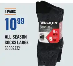 Canac All-Season Socks Large offer
