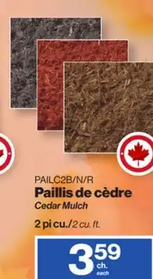 Patrick Morin Cedar Mulch offer