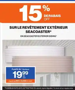 Patrick Morin SEACOASTER EXTERIOR SIDING offer