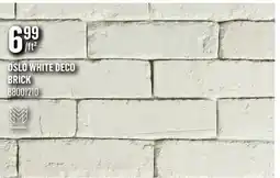 Canac Oslo White Deco Brick offer