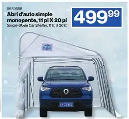 Patrick Morin Single-Slope Car Shelter, 11 ft. X 20 ft offer
