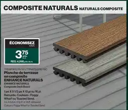 Patrick Morin ENHANCE NATURALS Composite Deck Board offer