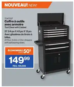 Patrick Morin Tool Chest with Cabinet offer