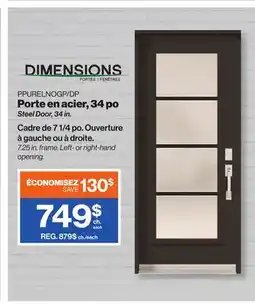 Patrick Morin Steel Door, 34 in offer