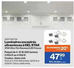 Patrick Morin STAK Ultra-Thin Recessed LED Fixtures offer