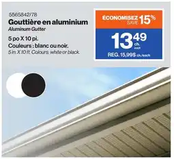 Patrick Morin Aluminum Gutter offer