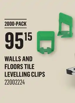 Canac Walls and Floors Tile Levelling Clips offer