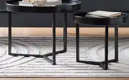 Walmart Ens. de 2 tables gigognes Anko offer