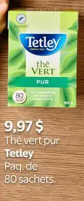 Walmart Thé vert pur Tetley offer