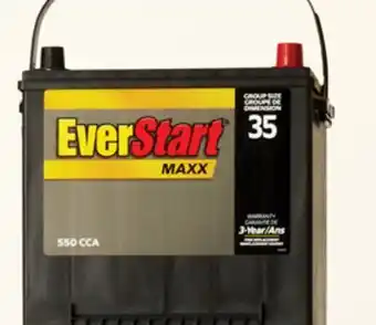 Walmart Batterie pour automobile Maxx-51RN ou Maxx-35N de EverStart offer