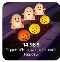 Walmart Piquets D' Halloween Décoratifs offer