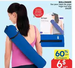 Rossy BOLLINGER Yoga mat bag offer