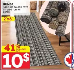 Rossy RUMBA Striped runner offer