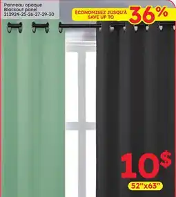 Rossy Blackout panel offer