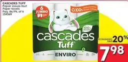 Rossy CASCADES TUFF Paper towels offer