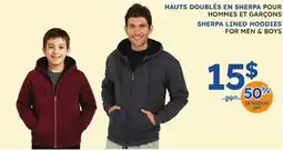 Rossy SHERPA LINED HOODIES FOR MEN & BOYS offer