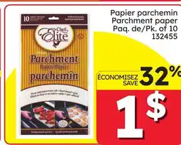 Rossy Parchment paper Paq. de/Pk. of 10 offer